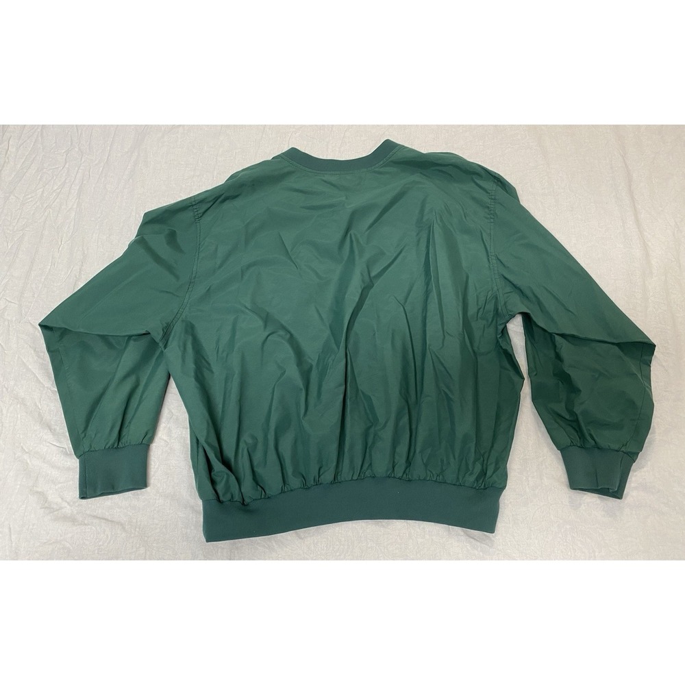 Vintage Sportsmaster USA Pullover Windbreaker Crewneck Green Mens L - Picture 2 of 6